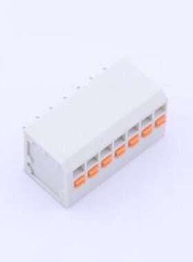 KF239-3.5-7P 弹簧式接线端子 1x7P 3.5mm 每排P数:7 排数:1 插件