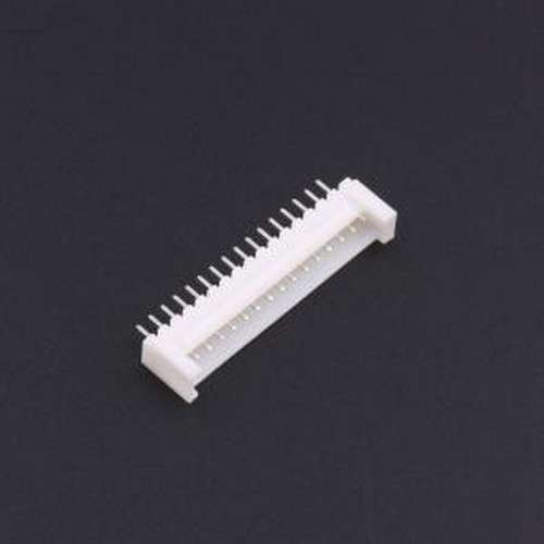 XD-HY-16A 线对板针座 1x16P 间距:2mm 直插 插件,P=2mm