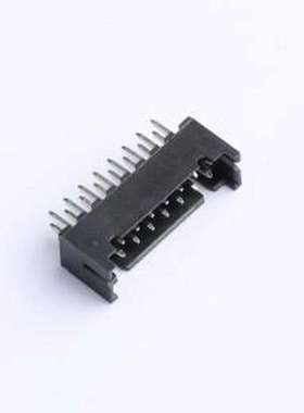 IPCW207W28NB01V 线对板针座 2x8P 间距:2mm 直插 黑色 插件,P=2m