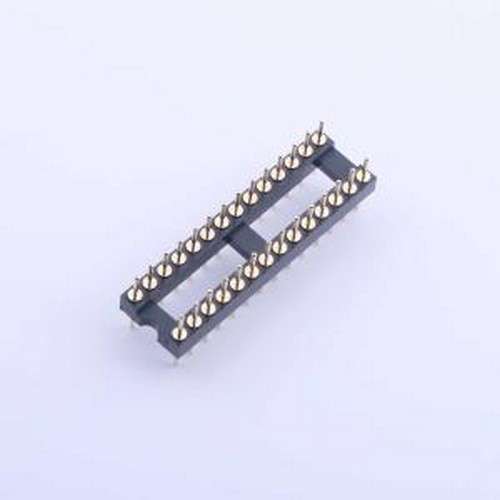 X5621WV-2x14-C762D1220 IC/晶体管插座 间距2.54mm P数:28P 圆孔