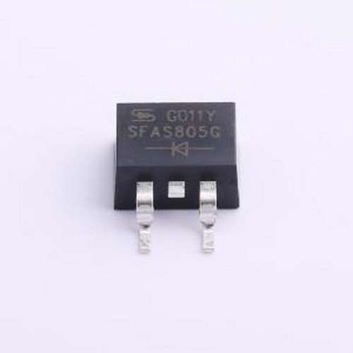 SFAS805GHMNG 快恢复/高效率二极管 电压:300V 电流:8A D2PAK