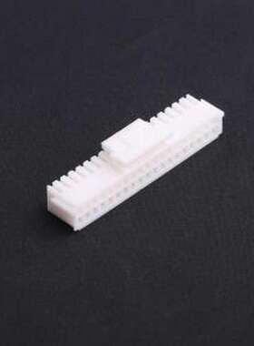 HX20028-38Y 胶壳(线对板/线对线) 2x19P 2mm 白色 P=2mm