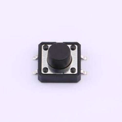TS127TP 250gf 009 轻触开关 12*12*7mm 立贴 轻触开关 SMD-4P,12
