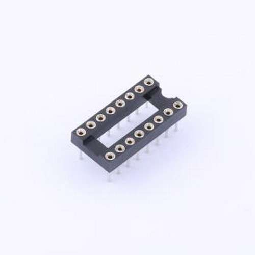 IC254V-12-16-0743 IC/晶体管插座 间距2.54mm P数:16P 圆孔 DIP-