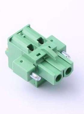 2EDGKDFM-5.08-02P-14-00A(H) 插拔式接线端子 5.08mm 1x2P 排数: