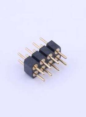 X5521WV-2X04-C35D35-1000 排针 2x4P 间距:2.54mm 方针 插件,P=2