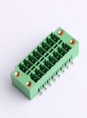 JL15EDGKNRM-35016G01 插拔式接线端子 螺丝固定 3.5mm 插件,P=3.