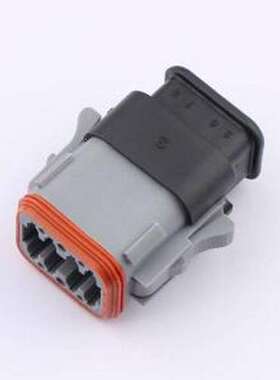 AT06-08SA-SRGRY 胶壳(线对板/线对线) AT06-08SA-SRGRY