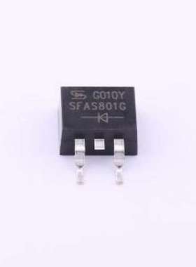 SFAS801GHMNG 快恢复/高效率二极管 电压:50V 电流:8A D2PAK