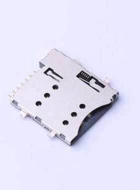 SIM-200S-P7C11 SIM卡连接器 自弹式 MicroSIM卡 卡座 SMD