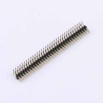 KH-2PH90-2X33P-L10.5 排针 2x33P 间距:2mm 弯插,P=2mm