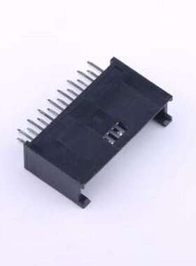 X2530WV-2x08-PTSN 线对板针座 2x8P 间距:2.54mm 直插 插件,P=2.