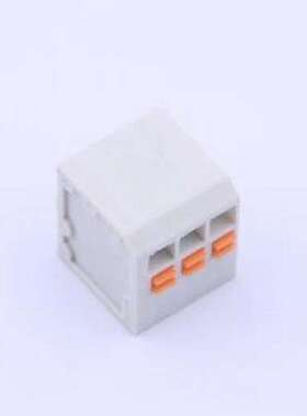 KF239-3.5-3P 弹簧式接线端子 1x3P 3.5mm 每排P数:3 排数:1 插件