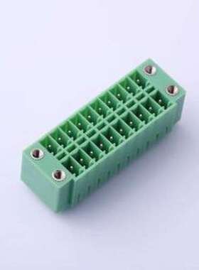 KF2EDGKVM-3.5-2*10P 插拔式接线端子 螺丝固定 3.5mm 插件,P=3.5