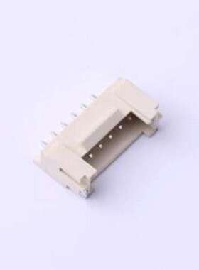 2.0-6PWTDK 线对板针座 1x6P 间距:2mm 卧贴 SMD,P=2.5mm
