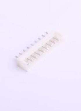 HX25005-9A 线对板针座 1x9P 间距:2.5mm 直插 白色 插件,P=2.5mm