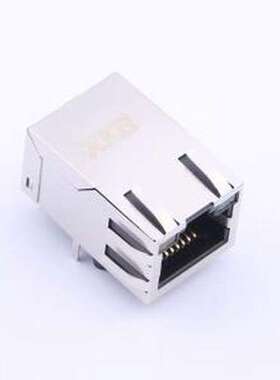 X03AB074DB1DDN 以太网连接器(RJ45 RJ11) 弯插 带LED 插件