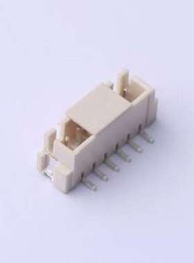 FWF25029-S06S25W5M 线对板针座 1x6P 间距:2.5mm 立贴 SMD,P=2.5