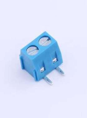 DB127R-5.0-2P-BU-S 螺钉式接线端子 DB127R-5.0-2P-BU-S P=5mm