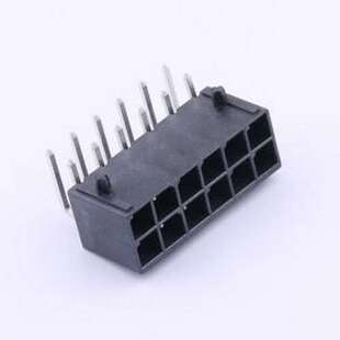 线对板针座 2x6P 间距 X5700WR 弯插 LPSW 5.7mm P=5.7 2x06