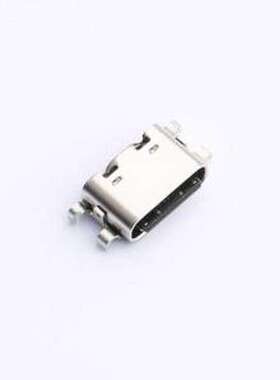 MC-122-C08 USB连接器 USB TYPE C单排16P沉板0.8,L=6.35带上盖 3