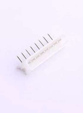 HX25015-8WA 线对板针座 1x8P 间距:2.5mm 弯插 白色 弯插,P=2.5m