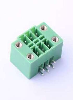 KF2EDGKRM-3.5-2*3P 插拔式接线端子 螺丝固定 3.5mm 弯插,P=3.5m