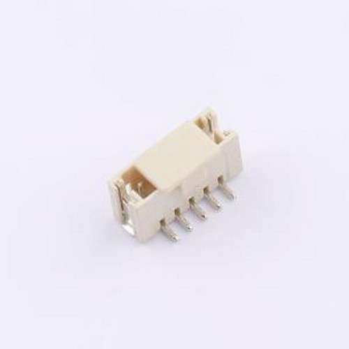 WAFER-ZH1.5-5PLT-W1-P 线对板针座 1x5P 间距:1.5mm 立贴 SMD,P=