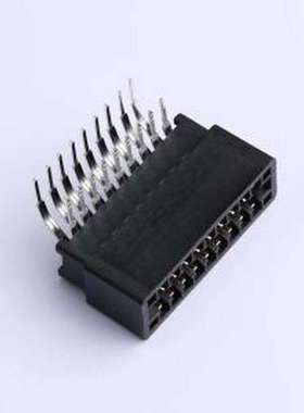 ER18BGFBK 金手指连接器 2.54mm P数:18P 弯插,P=2.54mm