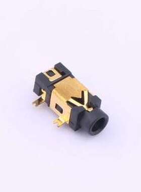 KH-PJ-209-SMT 音频连接器(耳机) 2.5mm耳机座 黑色 SMD