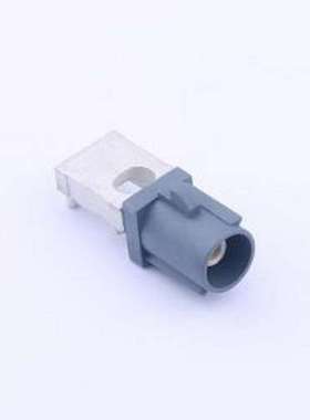 XK08WMG RF射频同轴连接器 FAKRA连接器,公头沉板式,灰色 灰色