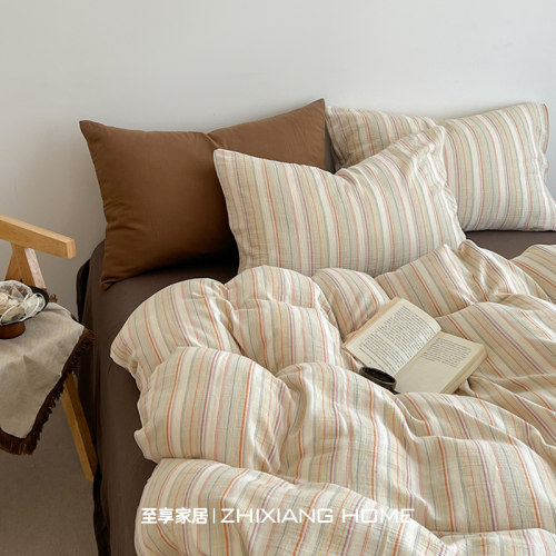 【2025新款】简约高级纯棉四件套