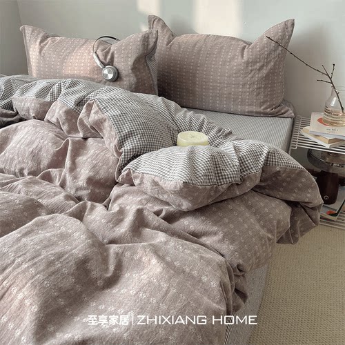 日式简约ins风丨床上用品四件套