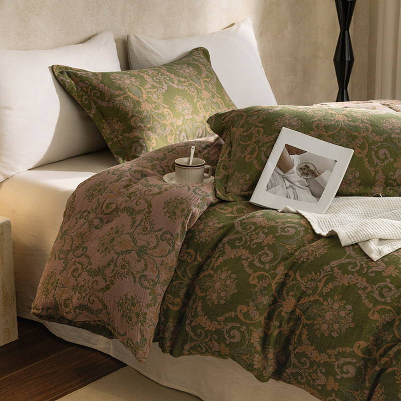 a类全棉双层纱被套单件200x230纯棉纱布220x240单独被罩2024新款