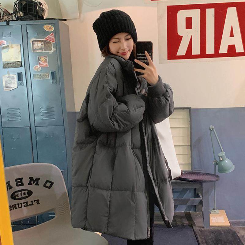 立领羽绒服女冬季中长款宽松大码过膝90白鸭绒加厚面包服保暖外套,女装/女士精品,羽绒服,淘宝优惠券,粉丝福利购,淘宝优惠卷