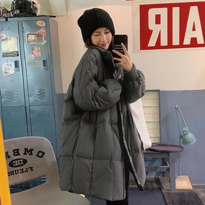 加厚宽松羽绒服小猪小巷韩版立领