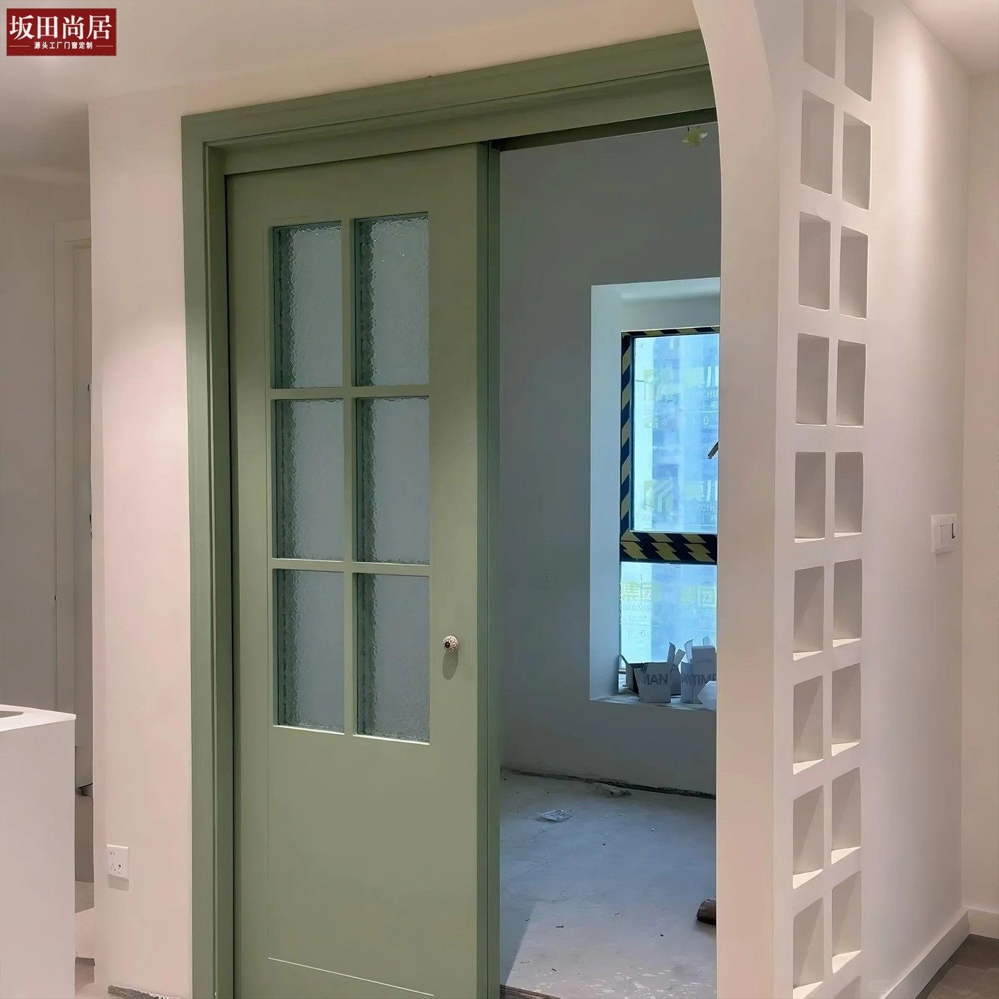 推拉门阳台格条门吊轨门