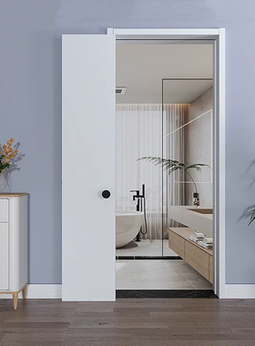 厨房折叠门卫生间厕所pd门小户型省空间小门洞平移门无轨推拉门