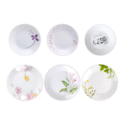 corelle康宁耐热玻璃家用盘子