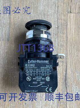 供应CUTLER HAMMER 按钮带 E22B2 SER A1 触点块