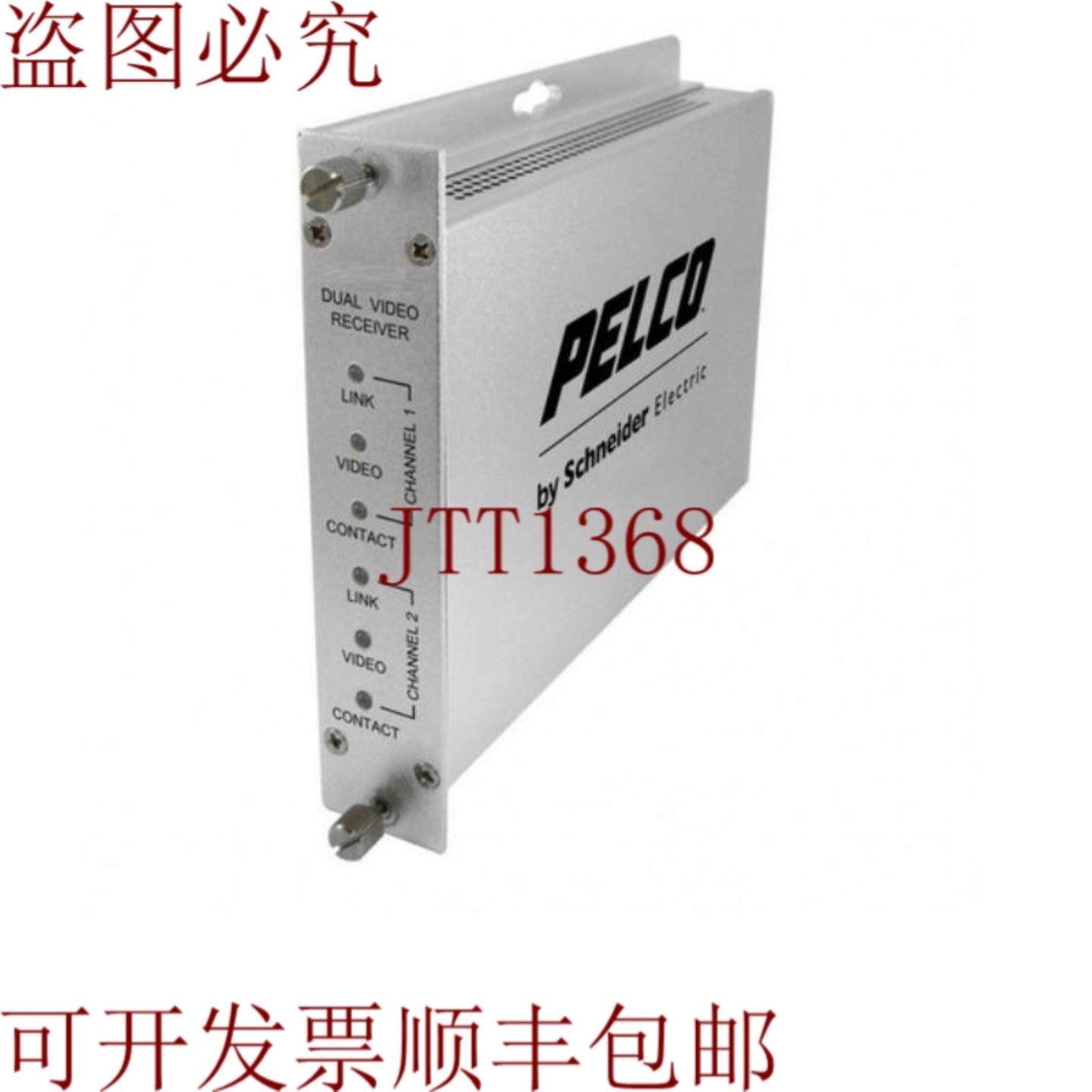 供应Pelco FRV20S2ST 2 通道光纤接收器带 ST 连接器单模式