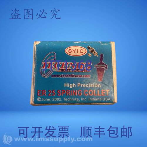 原装供应Techniks ER25 直孔COLLET ASSEMBLY FNOB