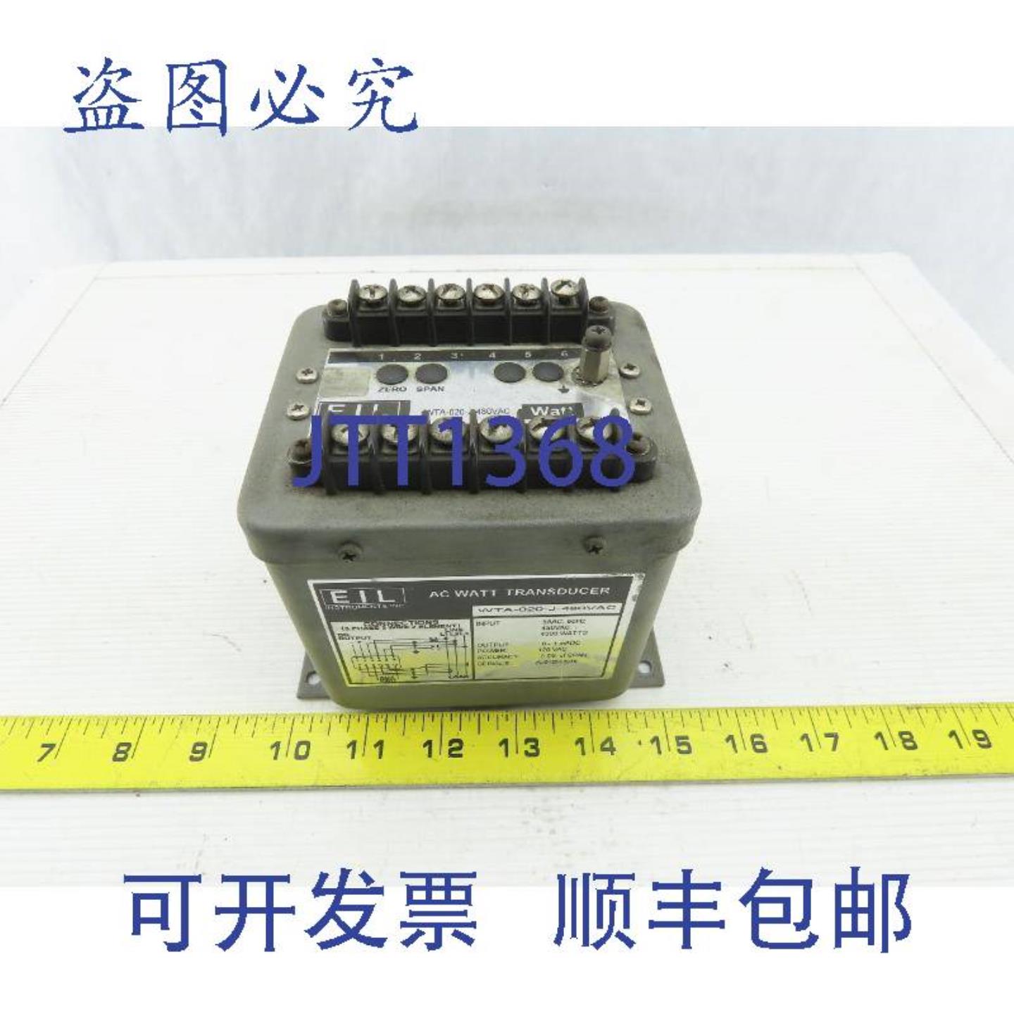 供应EIL WTB020J-480AC 传感器输入 480V5A 电输出 0-1mA 直流电