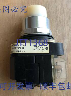 供应ALLEN BRADLEY 800T-PT16 SER N 白色发光按钮带和触点