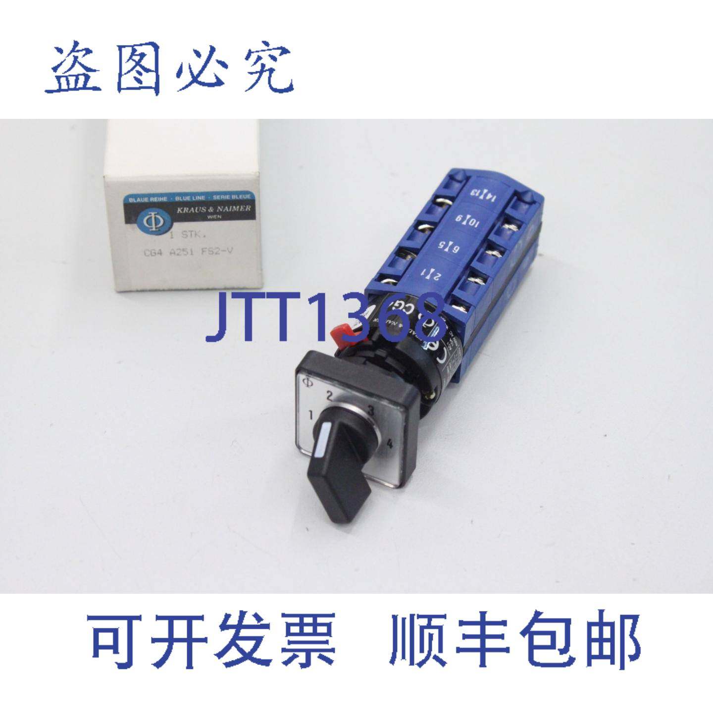 供应Kraus & Naimer CG4 A251 FS2 V 10A 凸轮开关 开关 CG4A