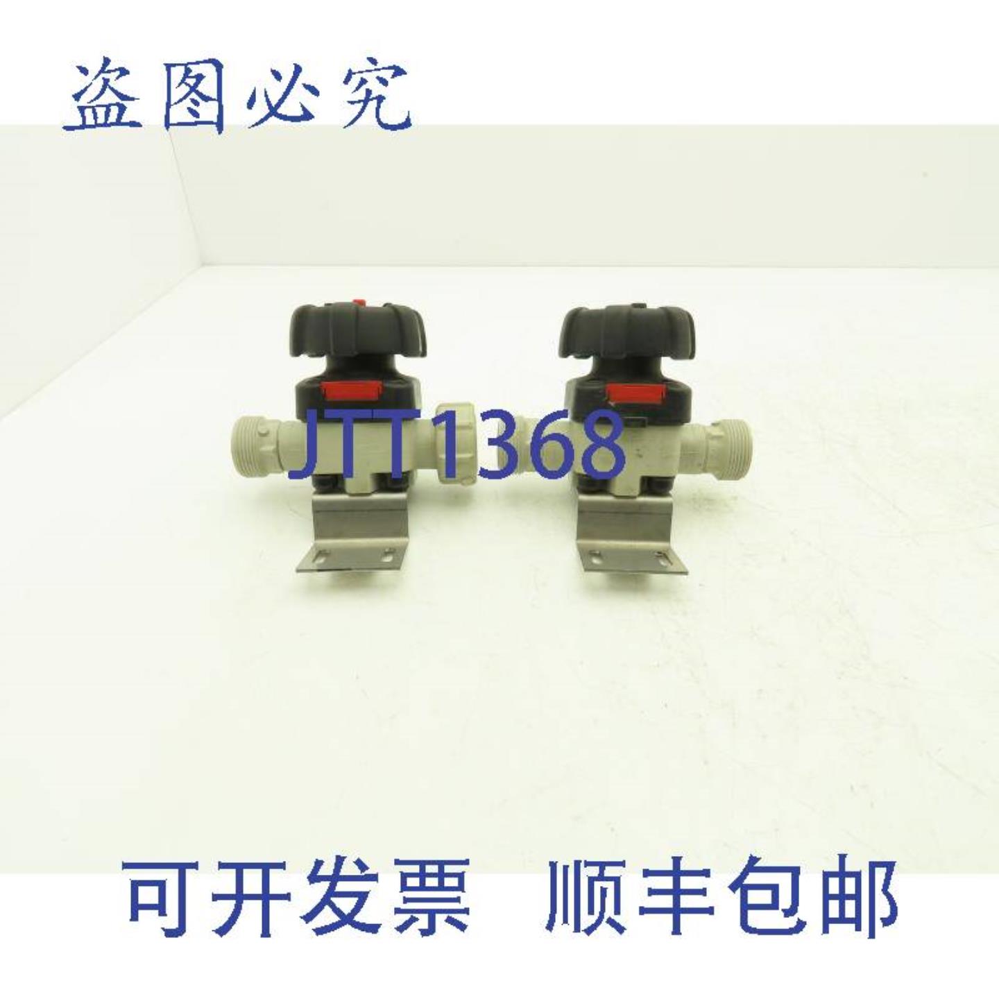 供应MU 隔膜阀 PVC 34 英寸面 1-58 英寸-11 螺纹 2 个装