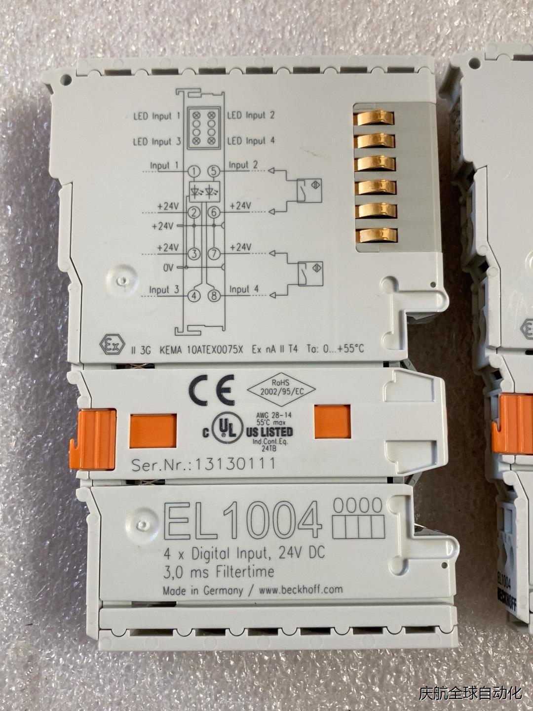 BECKHOFF倍福EL1004输入模块，全新没有包装，成色元器件