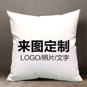 diy印照片抱枕头定制来图定做双面图片真人人形娃娃靠垫被子两用