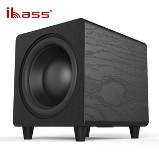 ibass10英寸有源低音炮音响搭配回音壁功放机书架2.0电脑电视音箱