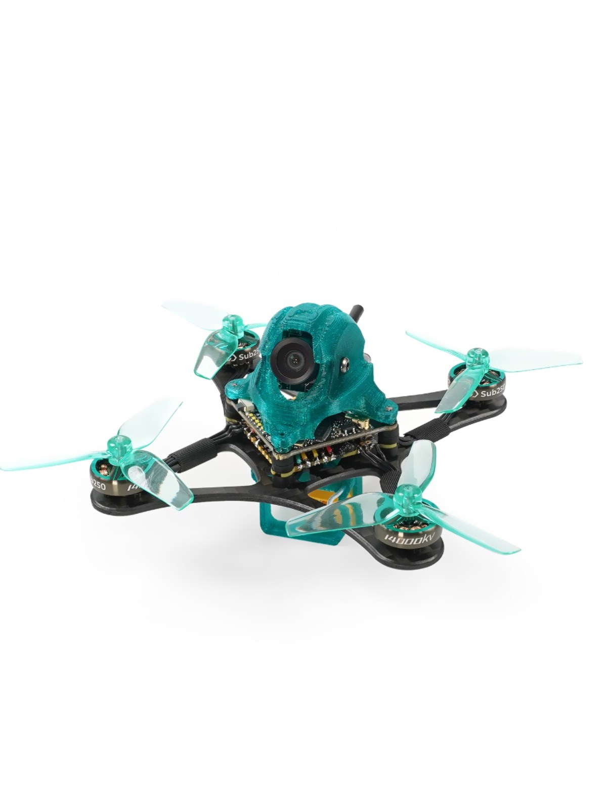 Sub250穿越机 Nanofly20 2s灵动 模拟图传室内外竞速牙签机fpv